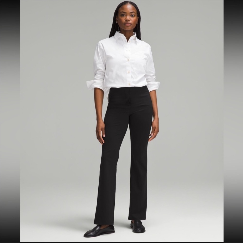 Lululemon Smooth Fit Pull-On High-Rise Pant  BKACK SIZE 4 NWOT